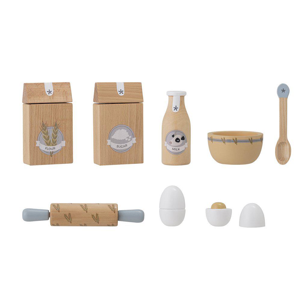 Shop Bloomingville Mini Konrad Wooden Role Play Food Toy Set