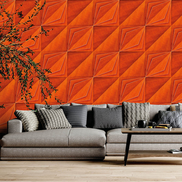 Orange Bloom Wallpaper-NLXL-Beaumonde