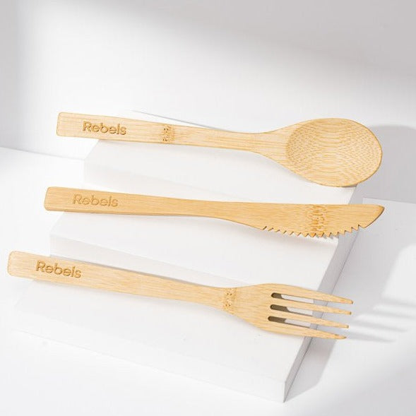 Bamboo Cutlery Set 9pcs