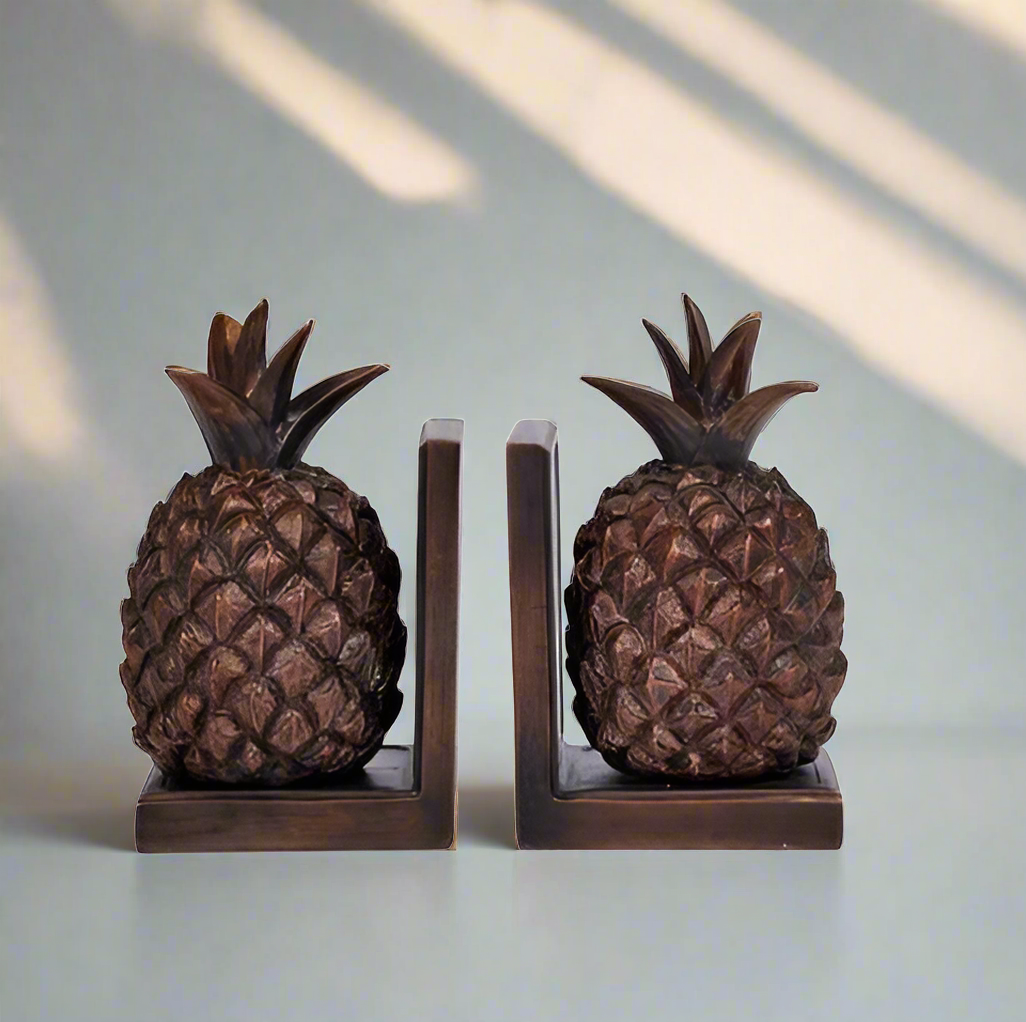 Pineapple Bookends