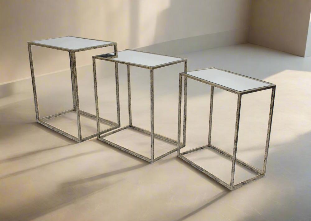 Irma Set of 3 Mirror Tables