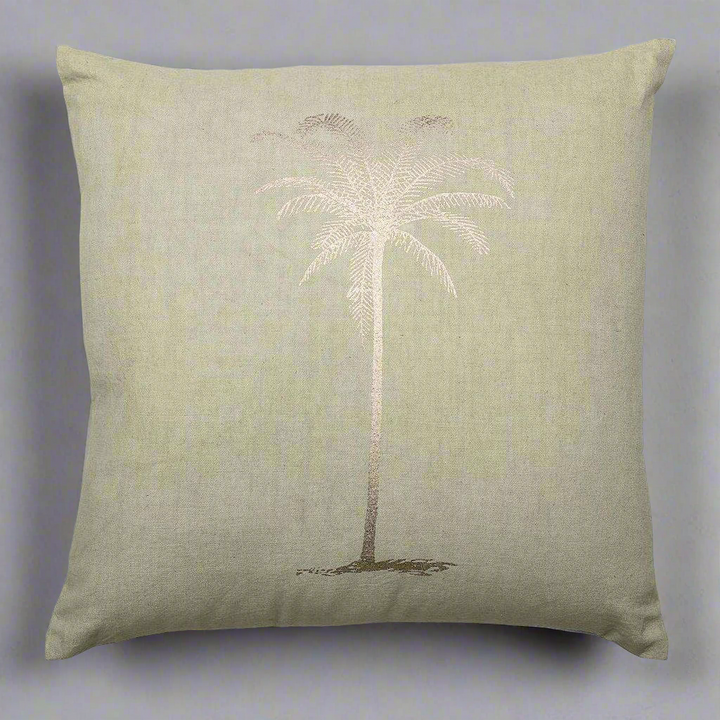 Palm Tree Cushion - Green