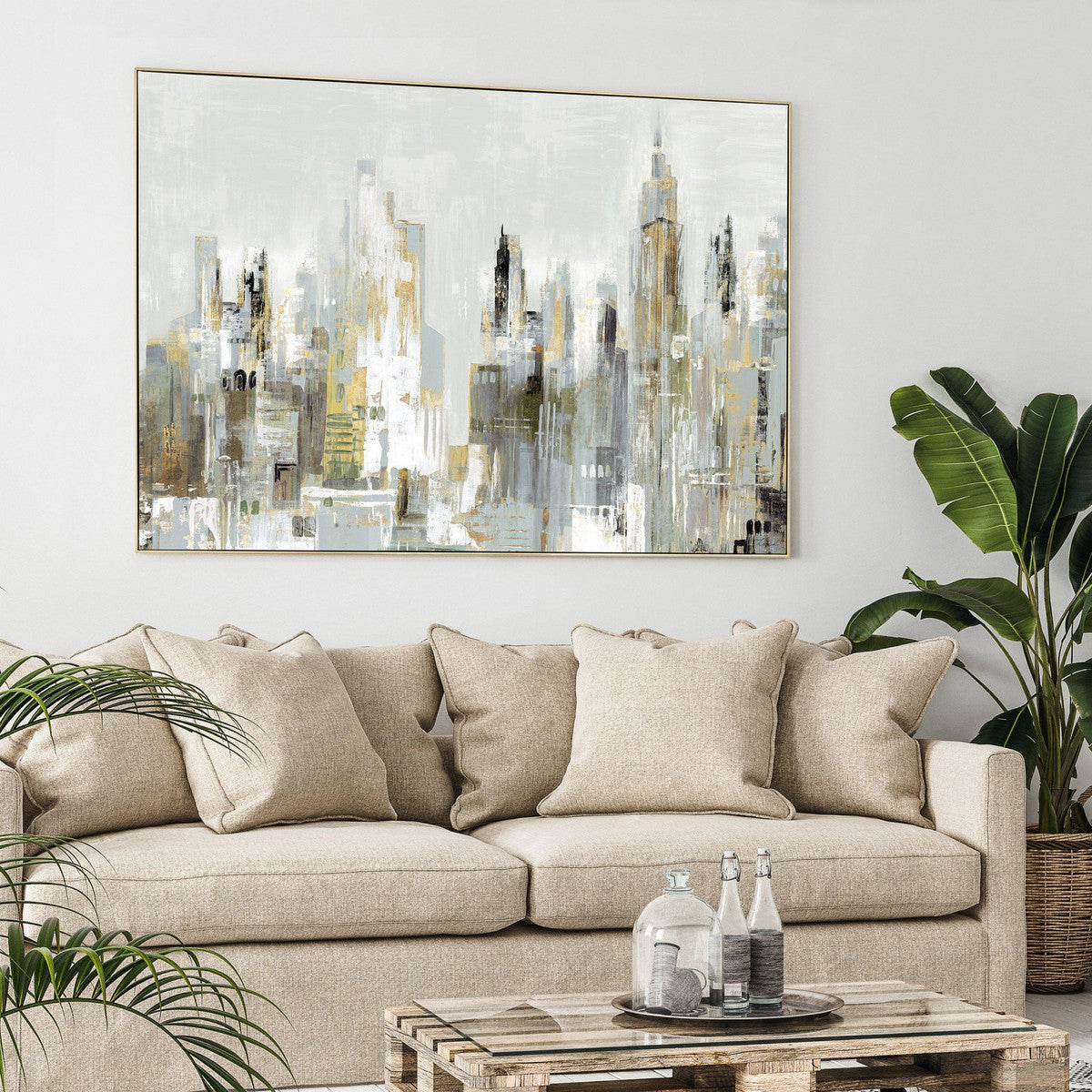 Art Marketing ‘City Limits’ Framed Wall Art - 88 x 122cm