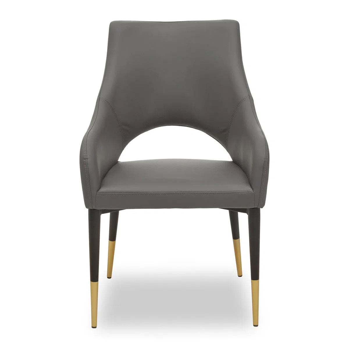 Beaumonde Home Gilden Gold And Grey Dining Chair-Beaumonde