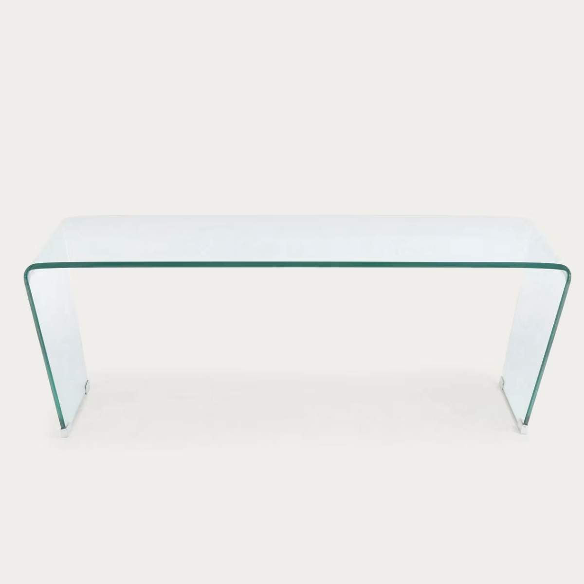 Kave Home Burano Glass Coffee Table 120cm X 60cm-Beaumonde