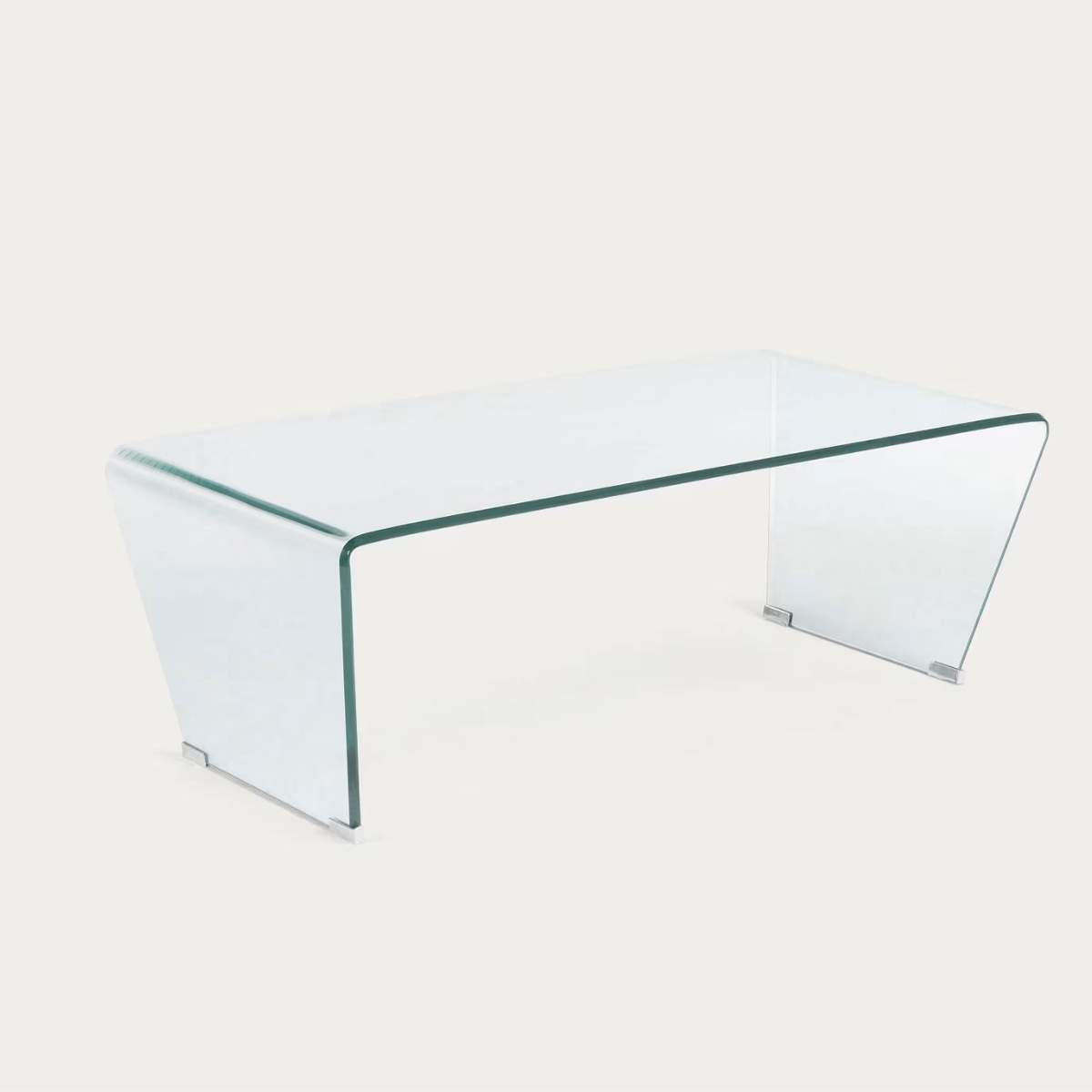 Kave Home Burano Glass Coffee Table 120cm X 60cm-Beaumonde