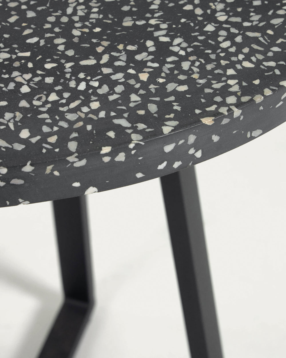 Tella Terrazzo Table Black