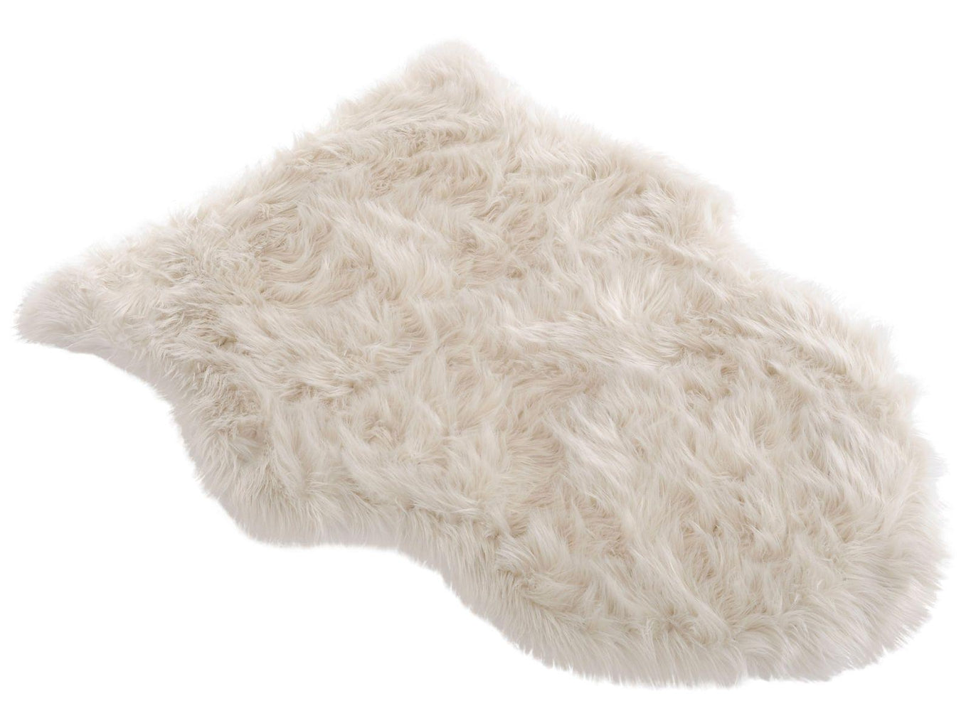 Cream Faux Sheepskin Rug Beaumonde