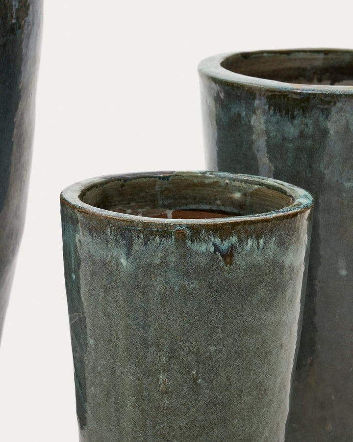Rotja Set of 3 Terracotta Plant Pots