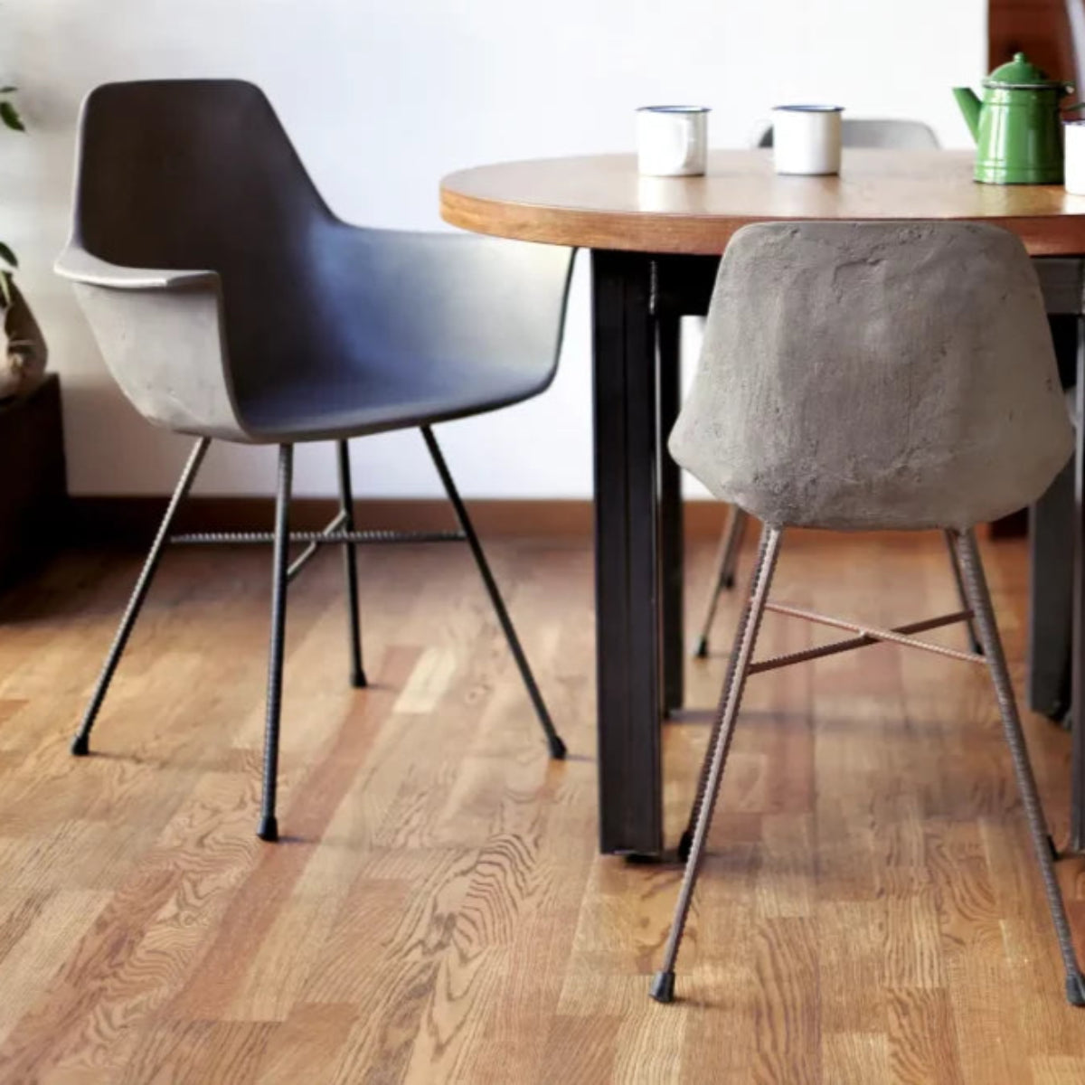 DL-09195 Lyon Beton Hauteville Concrete Armchair rear lifestyle 2