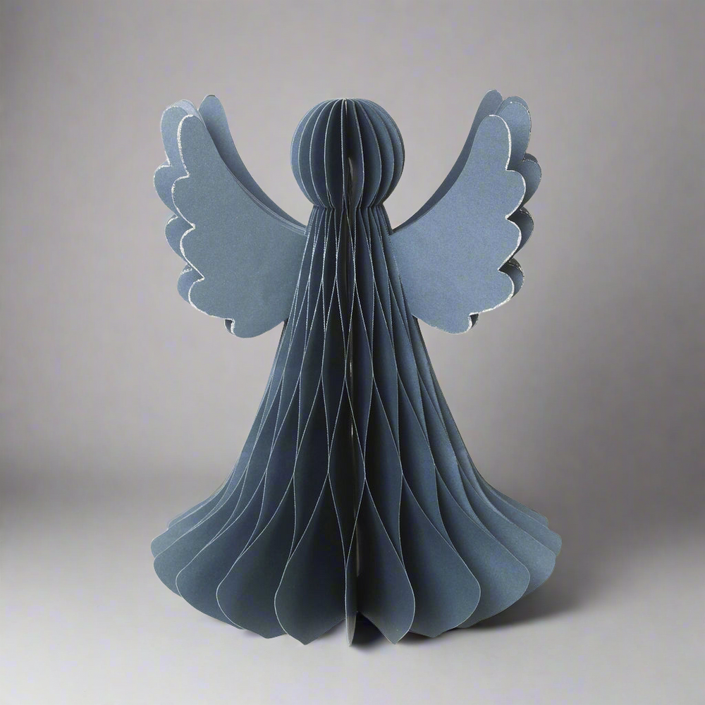 Paper Angel Decoration Orion Blue/Giltter