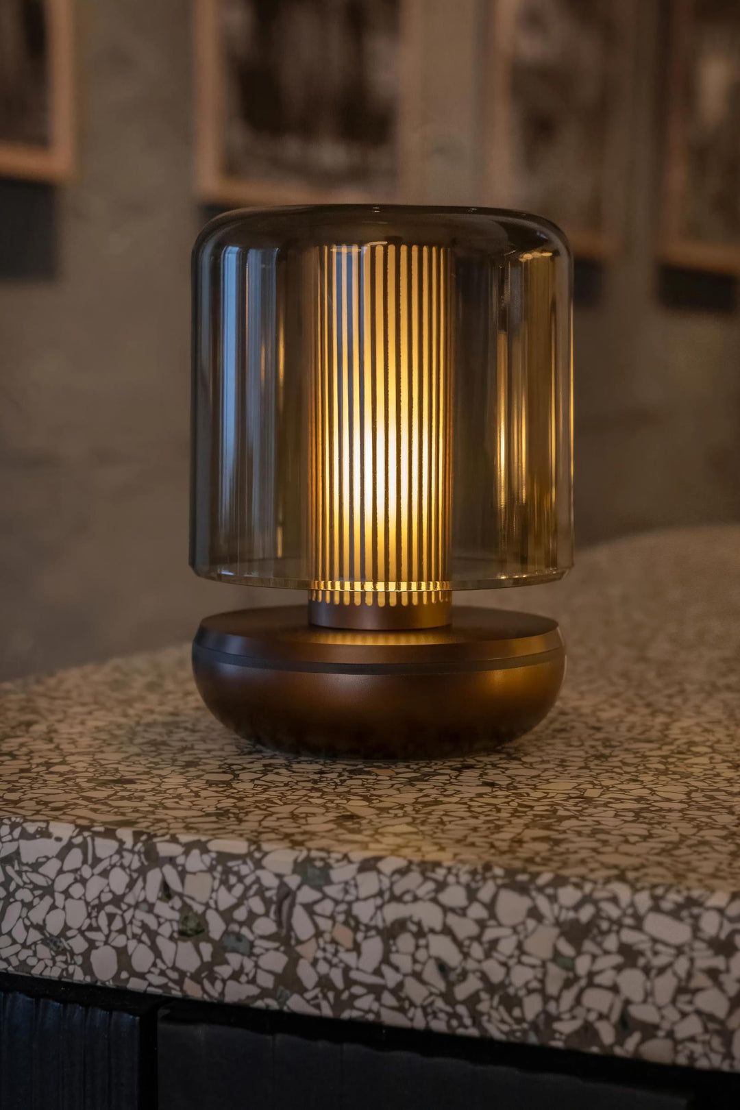 Humble Firefly Rechargeable Table Light-Smoked-Bronze