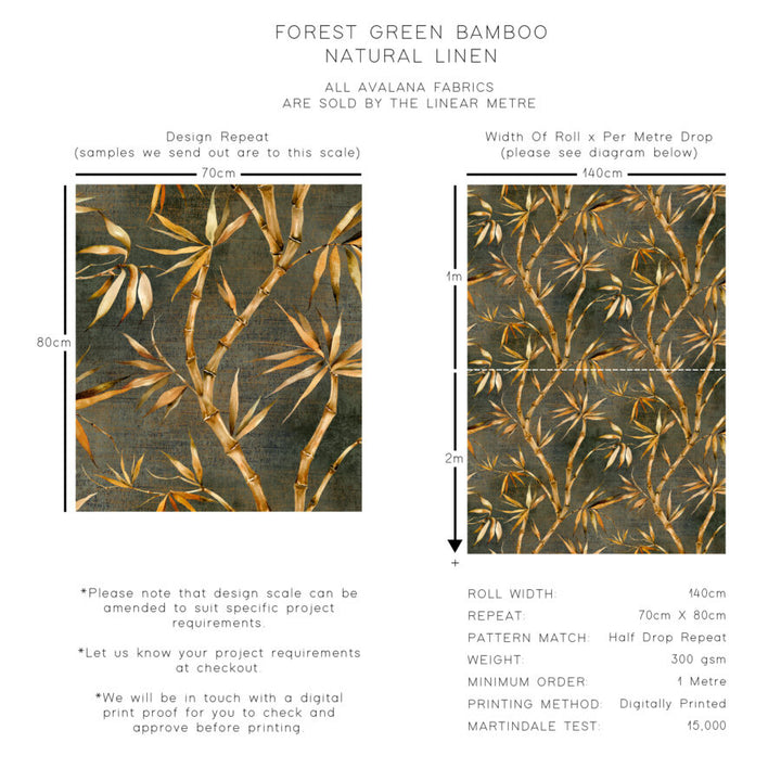 Bamboo Natural Linen Fabric