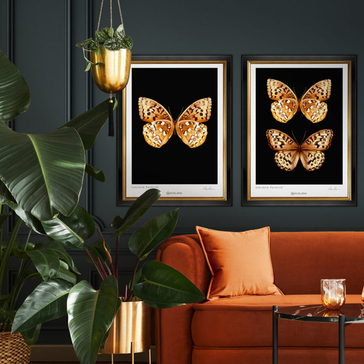 Golden Papilio Art Print