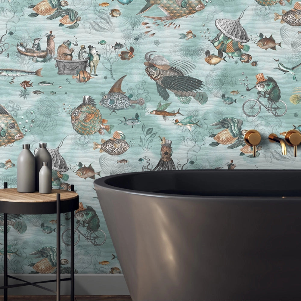 Brand mckenzie sea life wallpaper beaumonde