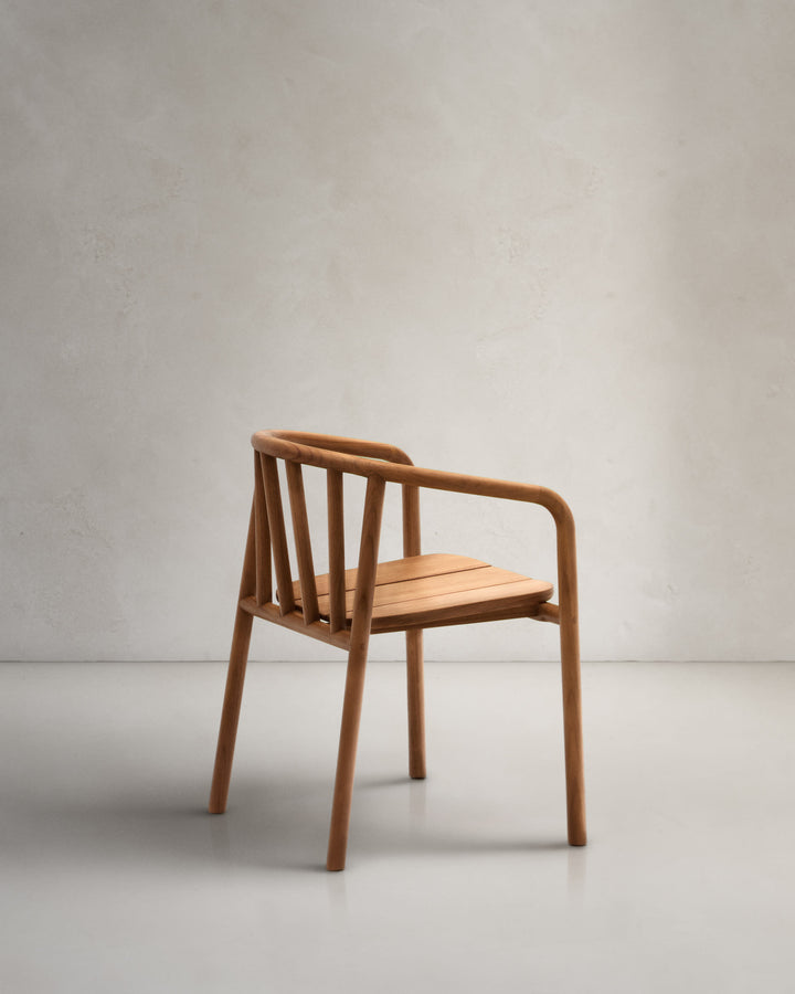 Turqueta Solid Teak Outdoor Stackable Chair