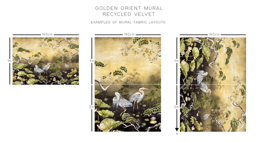 Orient Recycled Velvet Fabric