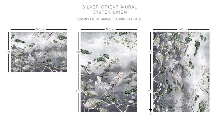 Orient Oyster Linen Fabric