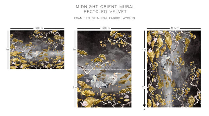 Orient Recycled Velvet Fabric