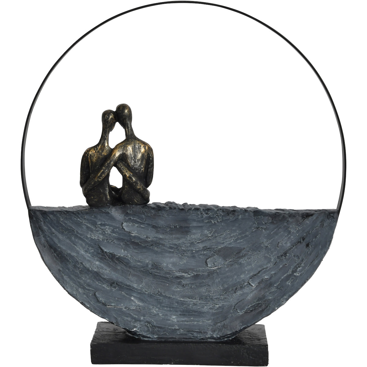 Libra Interiors Couple Encircled Sculpture-Beaumonde