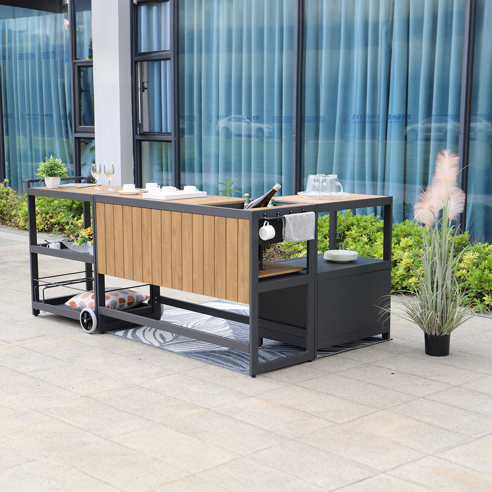 Best Selling Outdoor Kitchen And Bar Unit - Grey