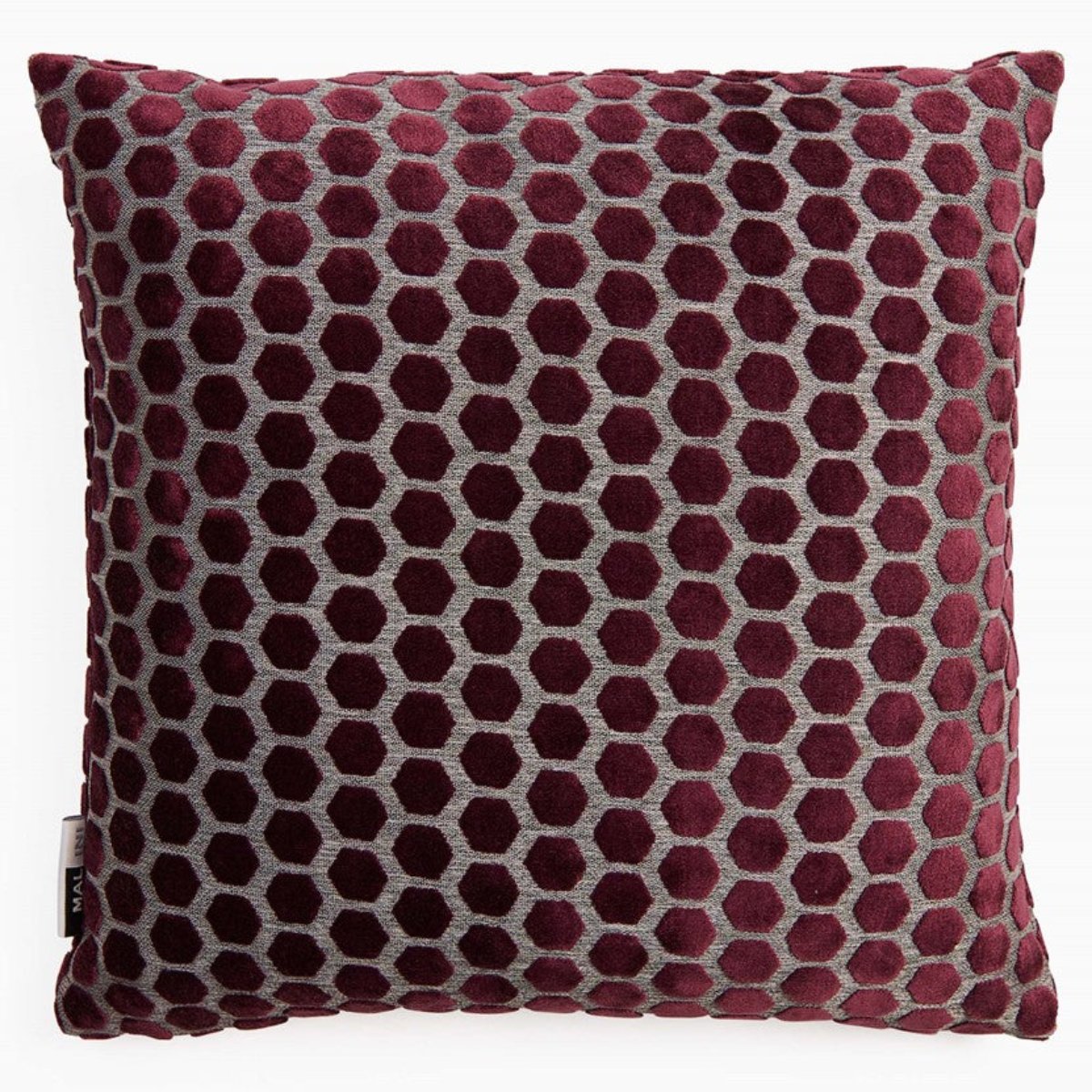 Malini Jorvik Cushion in Aubergine
