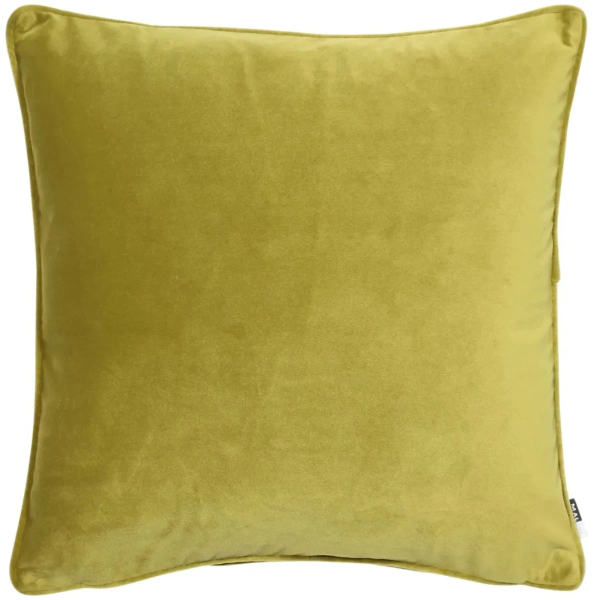Malini Luxe Velvet Cushion in Acid Green