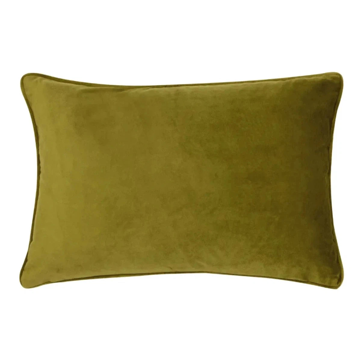 Malini Luxe Velvet Cushion in Acid Green