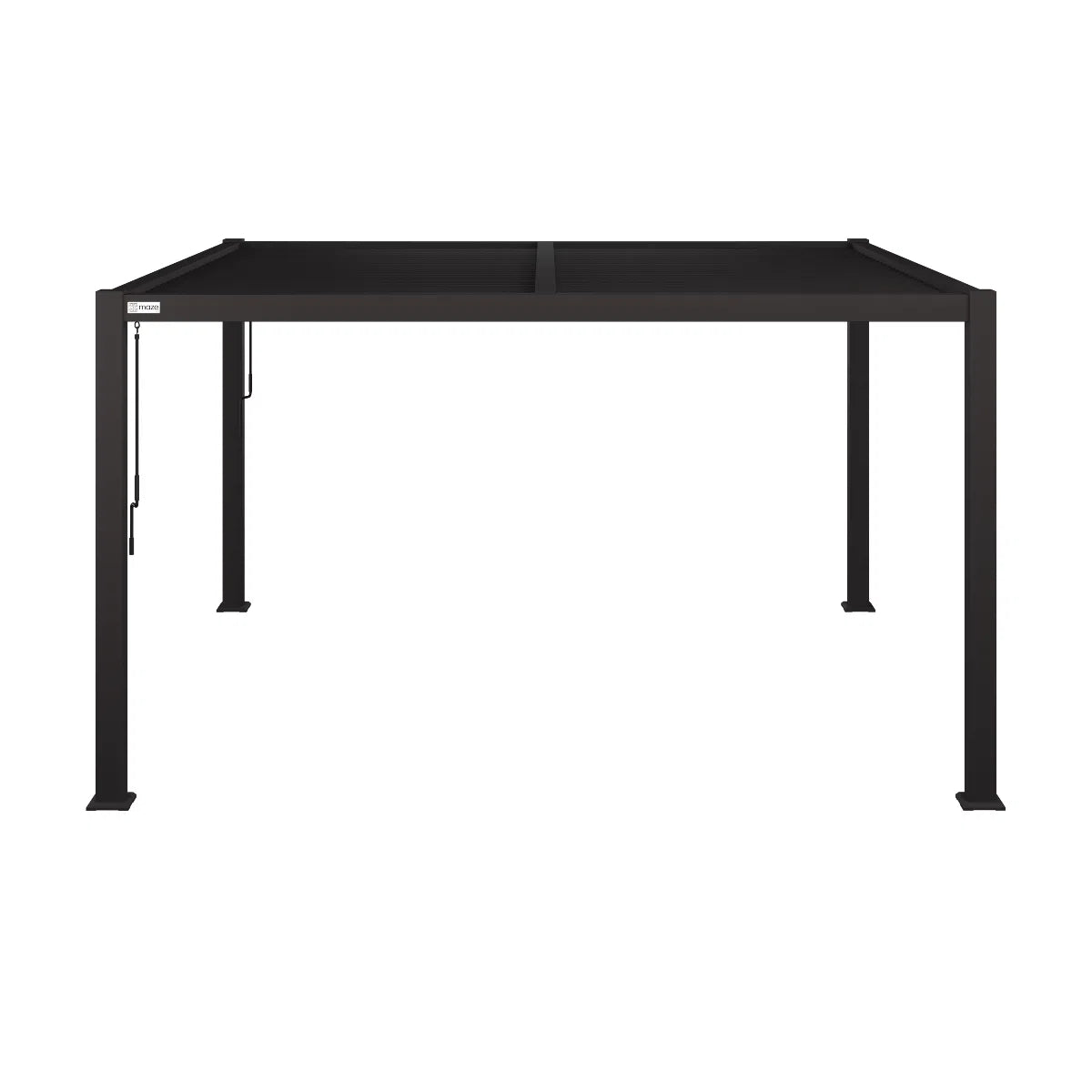 Maze Como Pergola Aluminium Square 40x40 Frame Only-Beaumonde