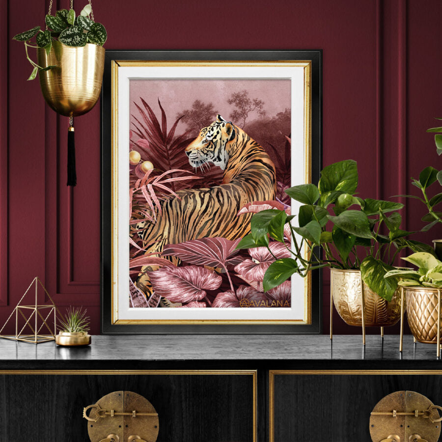 Mulberry Tigress Art Print