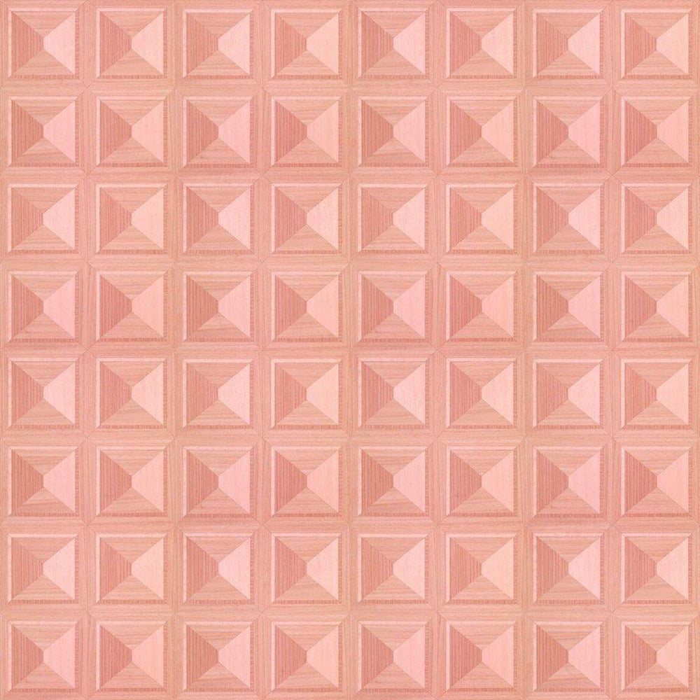 Marquetry Wallpaper TEU-04 Blush Pink