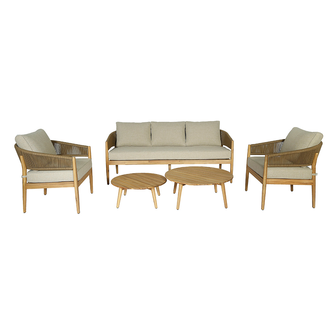 Porto 3 Seat Lounge Set - Sandstone-Maze-Beaumonde