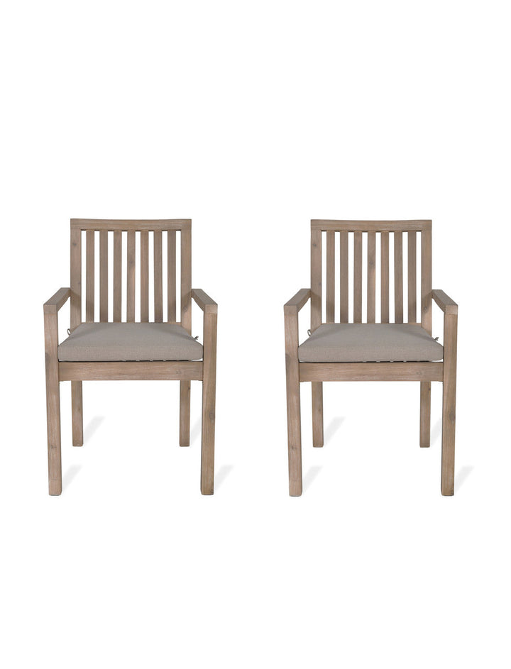 Porthallow Dining Chairs with Arms Set of 2