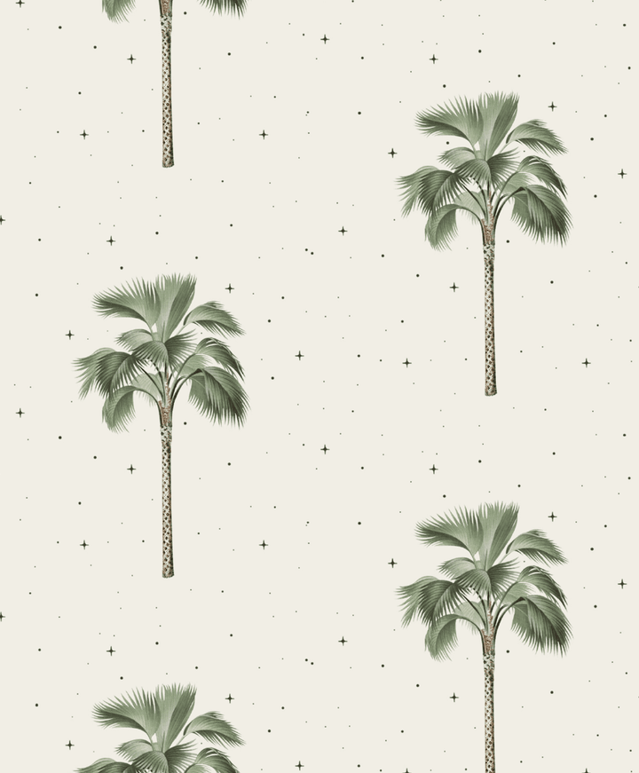 Palm Star Repetitive Wallpaper