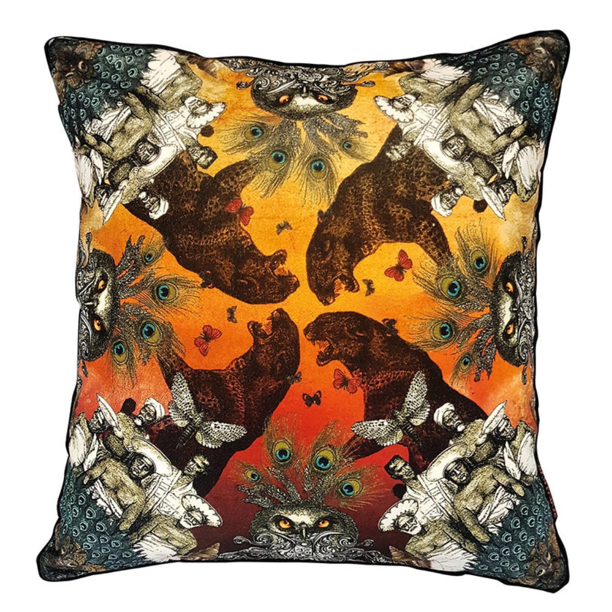 Santorus Velvet Scatter Cushion Cover - Ceylon Sunset