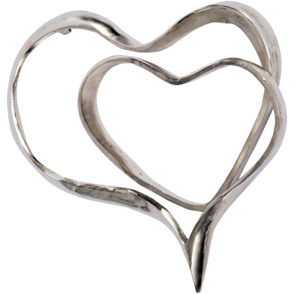 Silver Heart Wall Sculpture