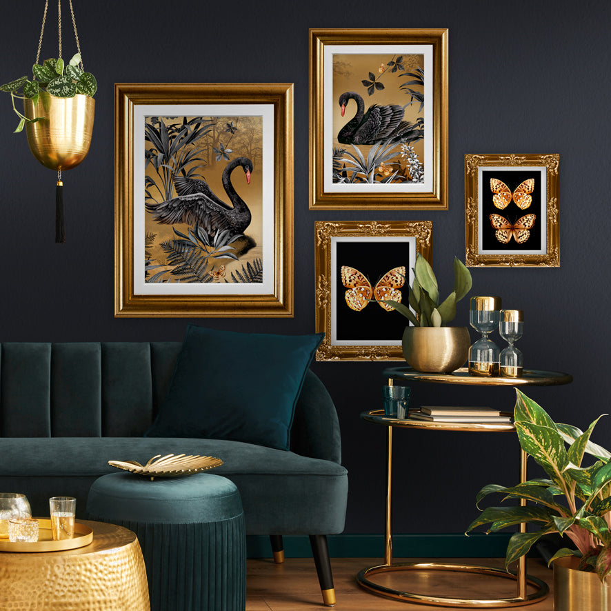Golden Papilio Art Print