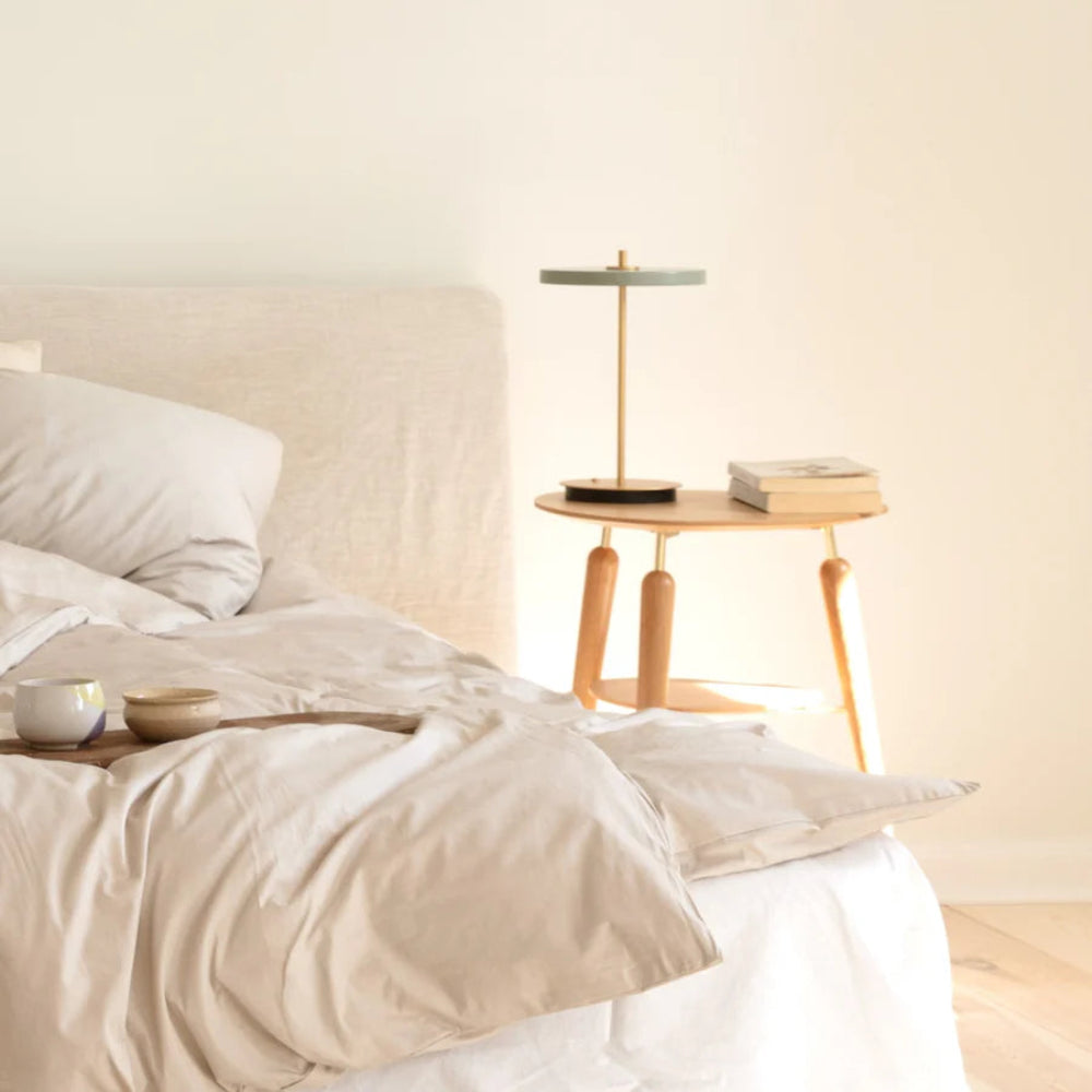 Umage Asteria Move Portable Table Lamp In Nuance Olive And Brass lifestyle 2