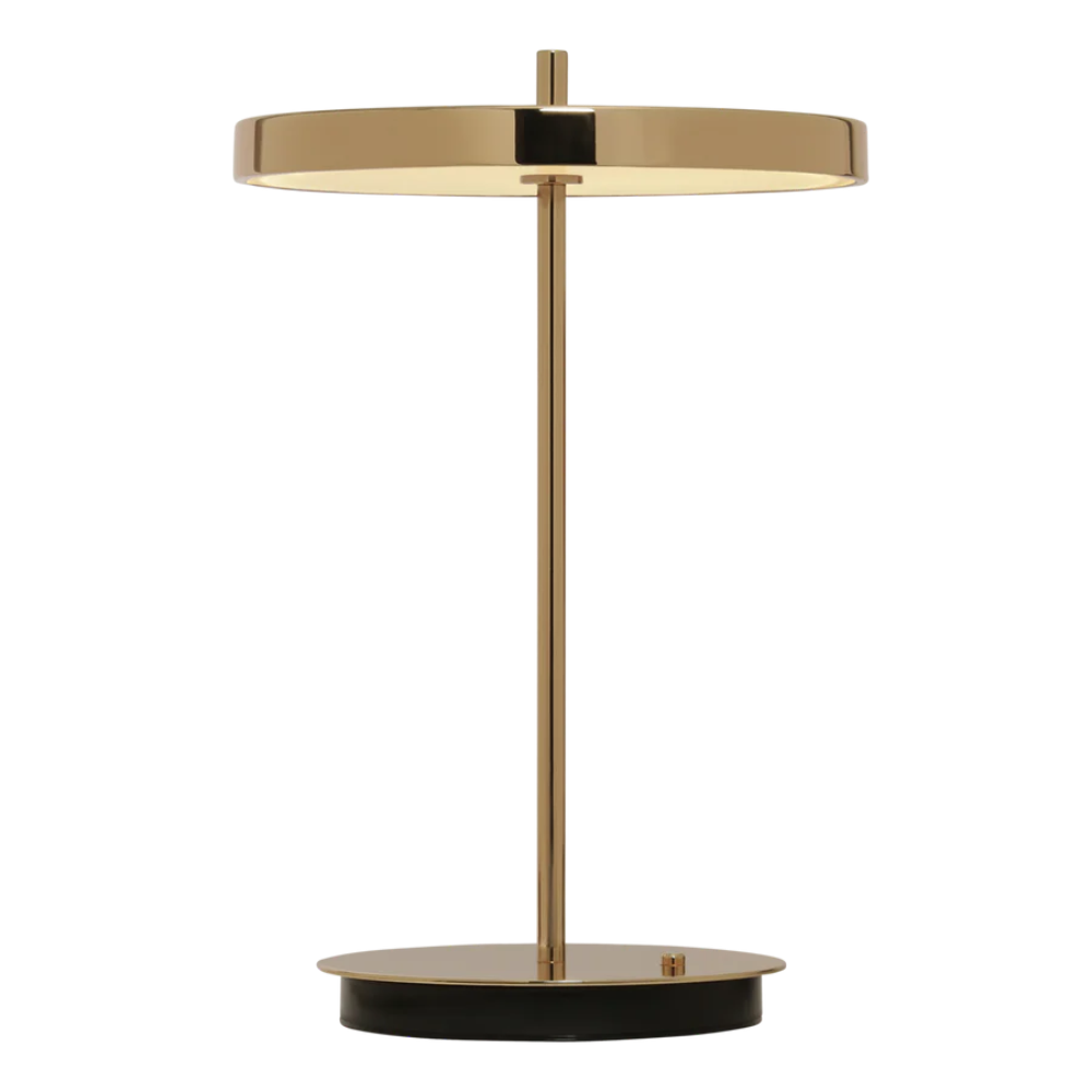 Umage Asteria Move Portable Table Lamp In Polished Brass