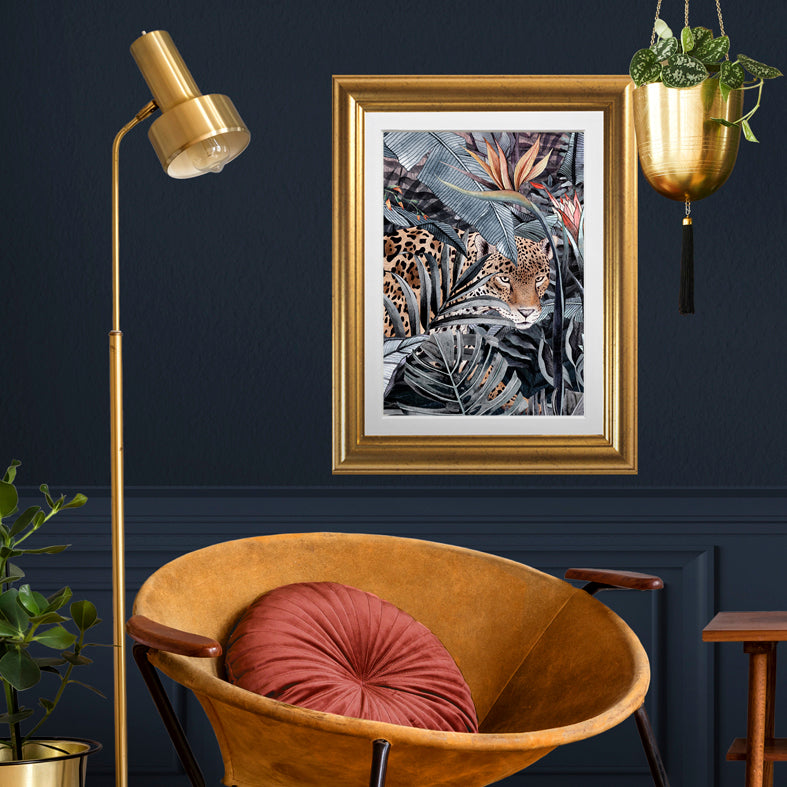 Avalana Jungle Jaguar Art Print-Beaumonde