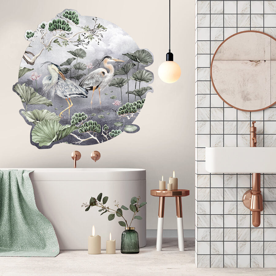 Avalana Silver Orient Wall Decal-Beaumonde