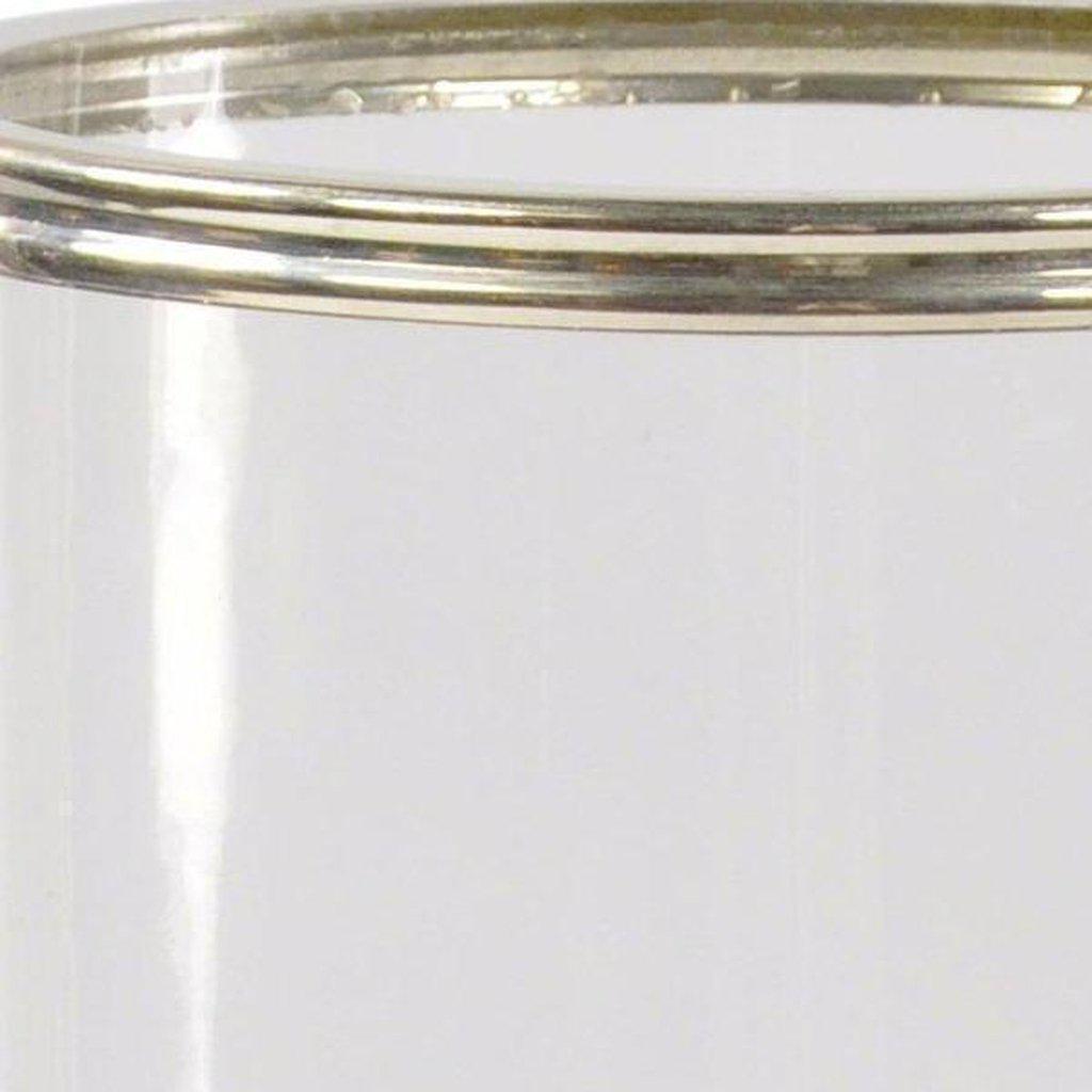 Beaumonde Winford Table Lantern - Nickel-Beaumonde