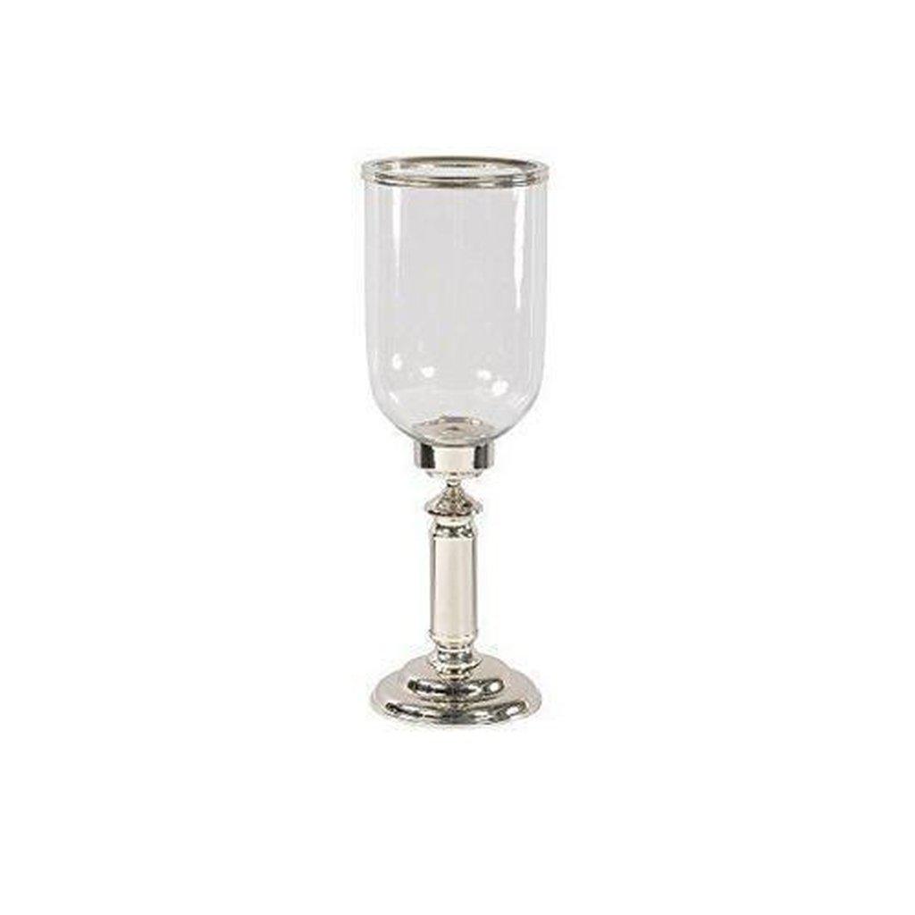 Beaumonde Winford Table Lantern - Nickel-Beaumonde