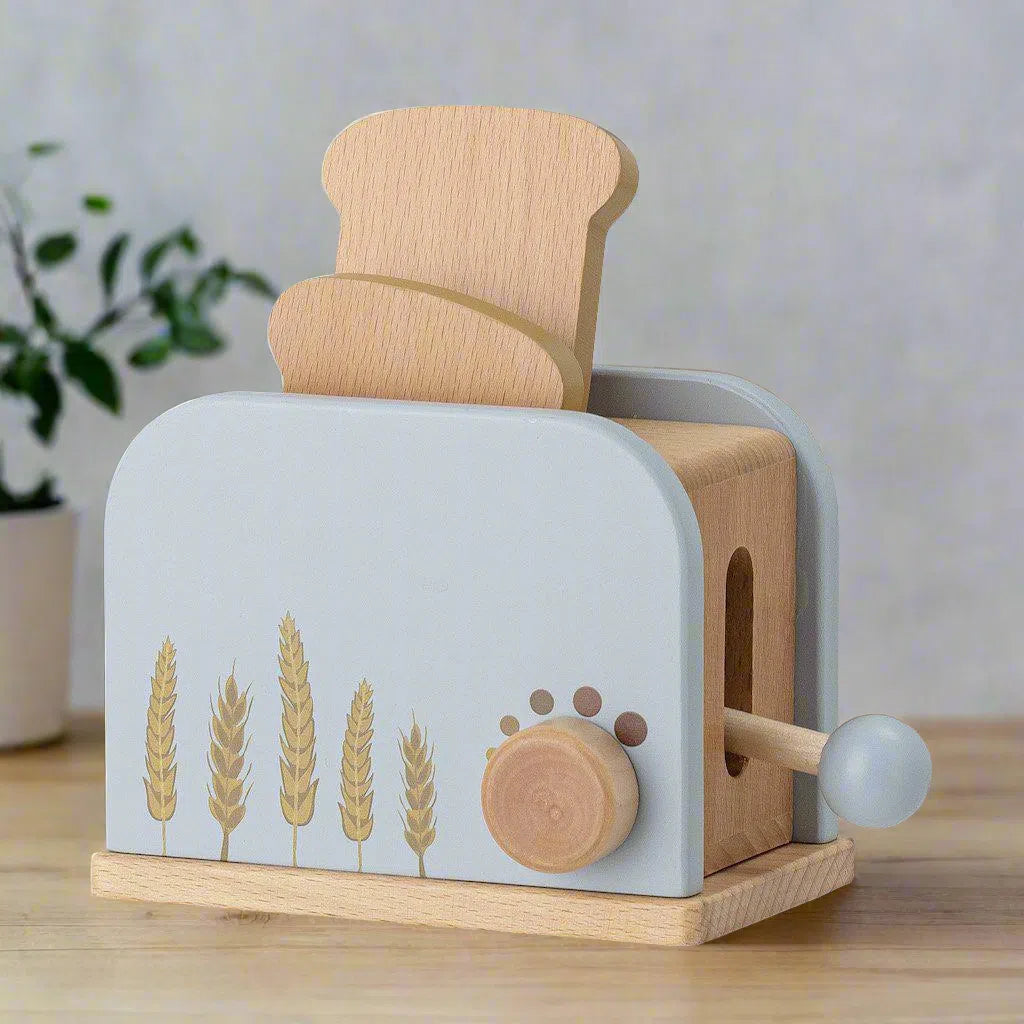 Bloomingville Adda Wooden Toy Breakfast Play Food Set-Beaumonde