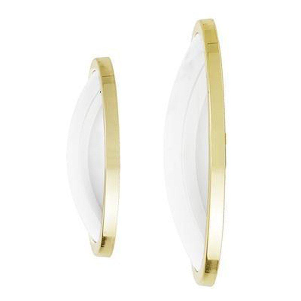 Bloomingville Kawar Gold Convex Mirror Set-Beaumonde