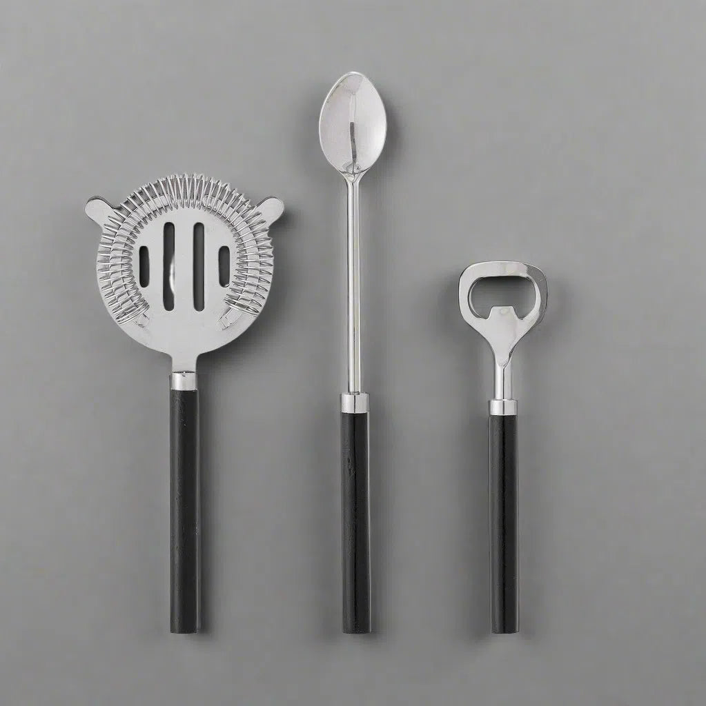 Bloomingville Lavish Silver Bar Tool Set-Beaumonde