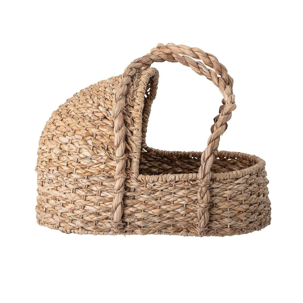 Bloomingville Nuam Woven Toy Carrycot-Beaumonde