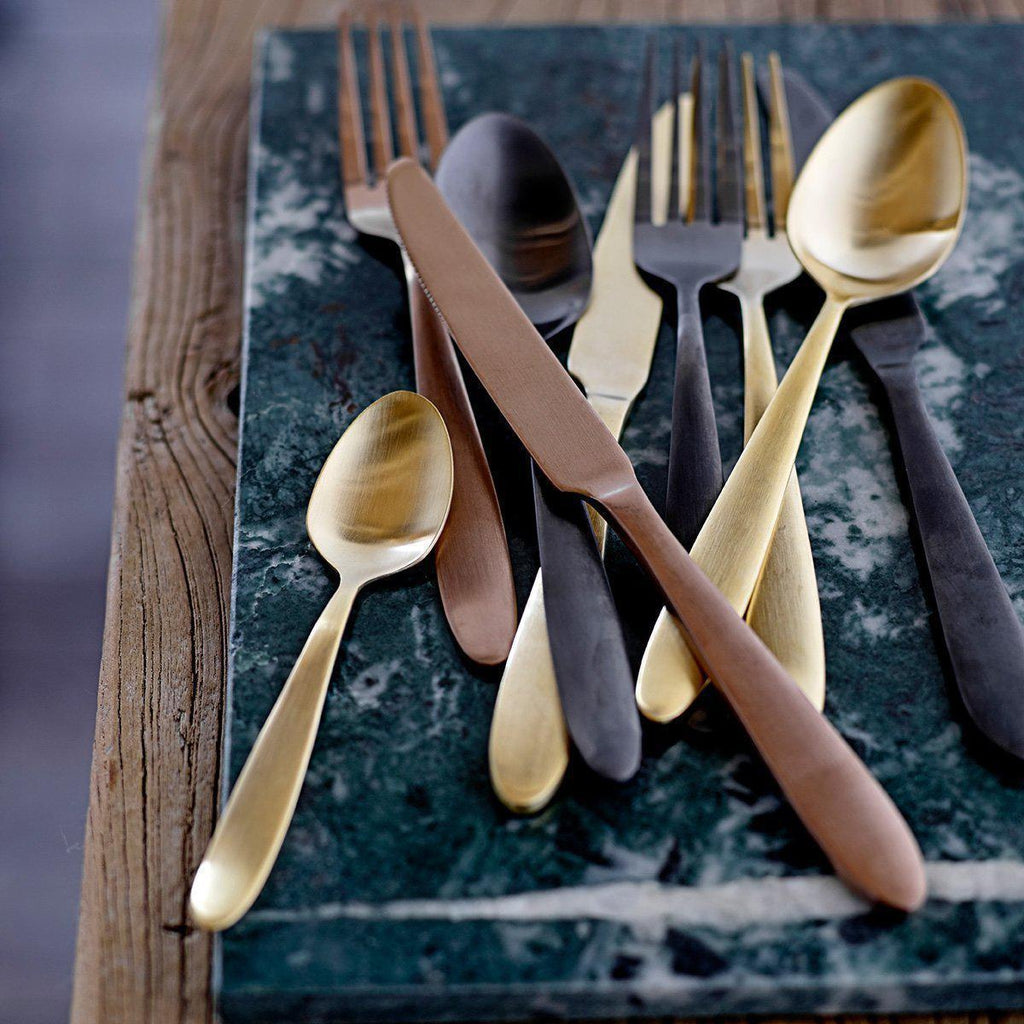 Bloomingville Sahro Cutlery Set 4pc Gold-Beaumonde