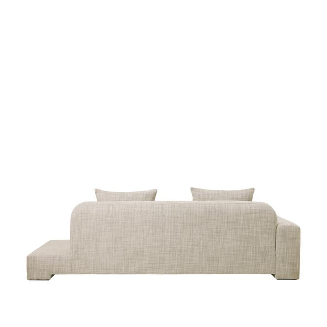 Broste Copenhagen Bay Chaise Longue Light Beige - Left Sided-31002022-Beaumonde