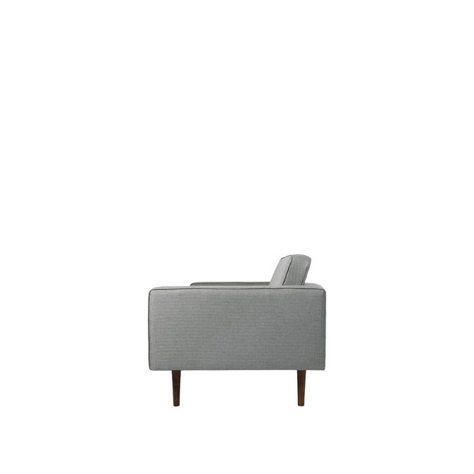 Broste Copenhagen Wind Tweed Armchair Grey-31001154-Beaumonde